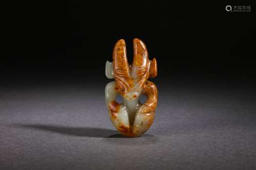 A Carved Jade Beast Hongshan Culture