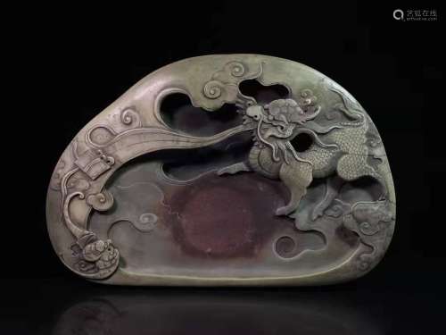 A Carved Dragon Inks-tone