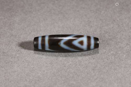 A Tibetan Dzi Bead