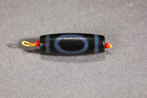 A Tibetan Dzi Bead