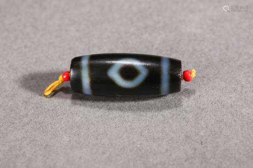 A Tibetan Dzi Bead