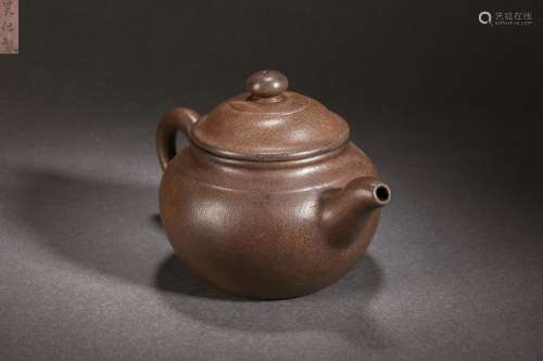 A Yixing Glazed Teapot