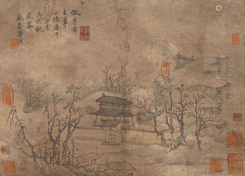 Chinese Landscape Painting by Tang Yin