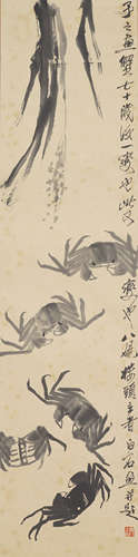 The Crabs，by Qi Baishi