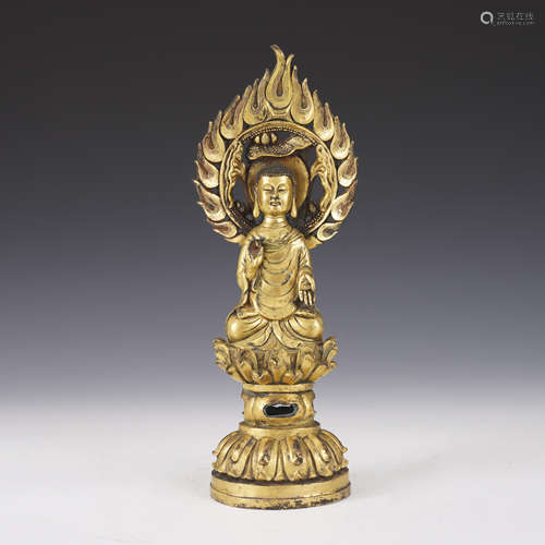 Gilt Bronze Figure of Buddha