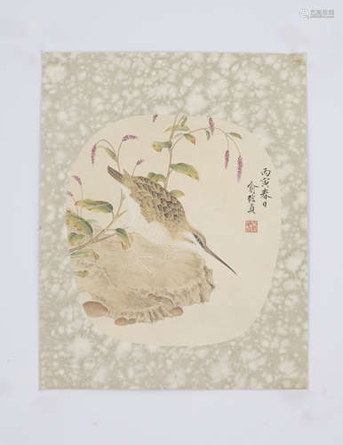 Chinese Bird-and-Flower Painting by Yu Zhizhen