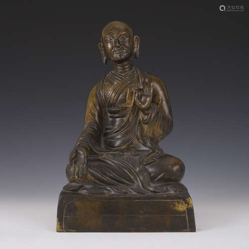 Bronze Figure of Monk