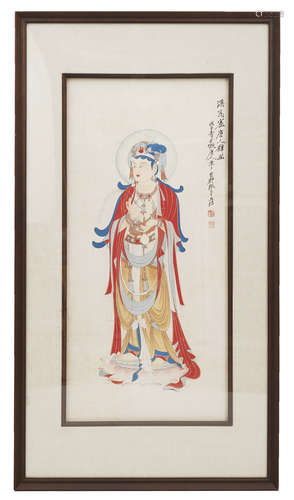 The Bodhisattva,by Zhang Daqian