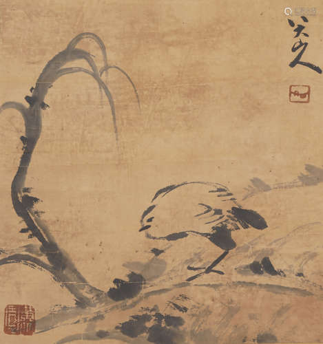 Chinese Bird Painting by Bada Shanren