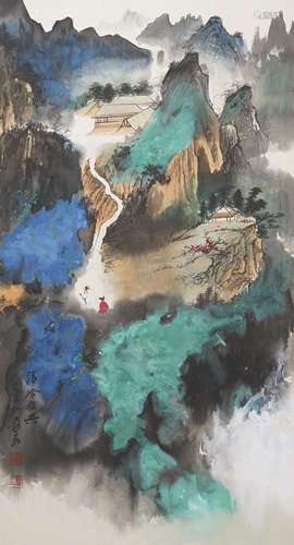 Chinese Landscape Painting by Zhang Daqian