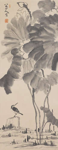 Chinese Bird-And-Flower Painting by Bada Shanren