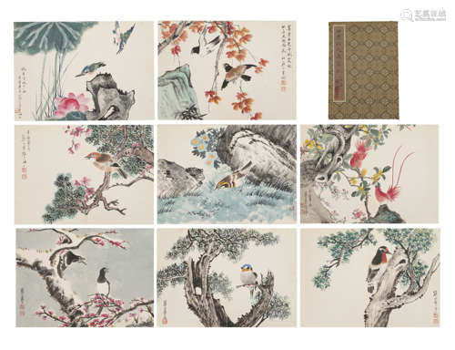 Ablum of Chinese Bird-and-Flower Painting by Jiang Hanting