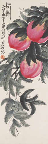 The Peaches，by Qi Baishi