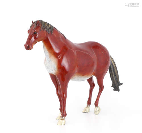 Bronze Figure of Red Horse