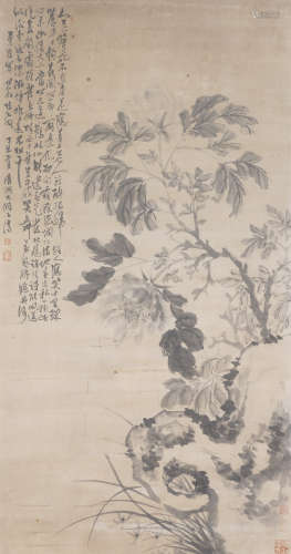 Chinese Flower Painting by Shi Tao