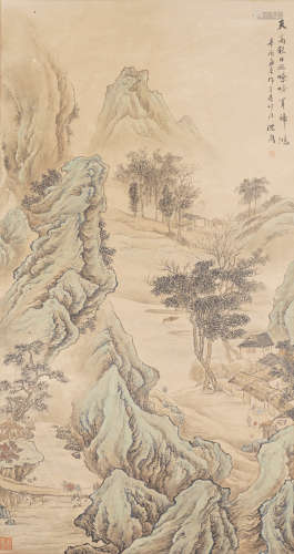 Chinese Landscape Painting by Shen Zhou