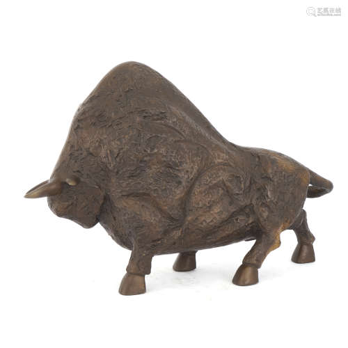 Bronze Figure of Bull