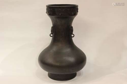 Chinese Bronze Vase made into Lamp
