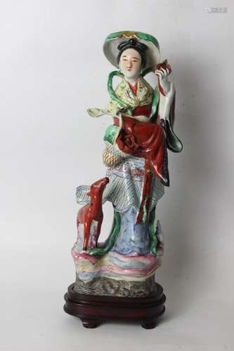 Chinese Porcelain Standing Figural