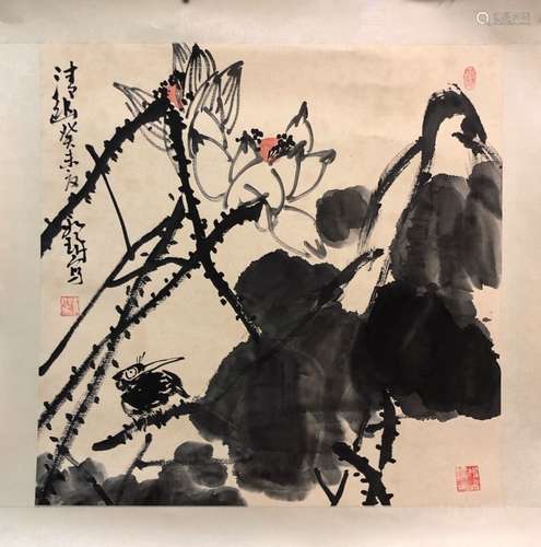 Chinese Ink Color Painting