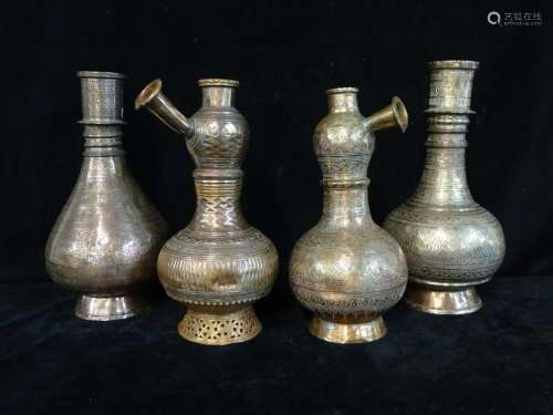 GROUP 4 INDIAN COPPER VESSELS 14