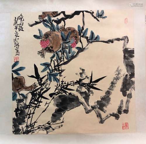 Chinese Ink Color Painting