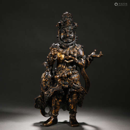 Song Dynasty Bronze Statue of Heavenly King