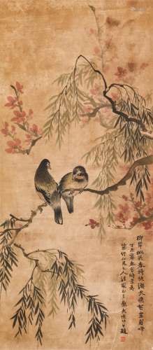 Chinese ink painting, Lu Hui's flower and bird painting