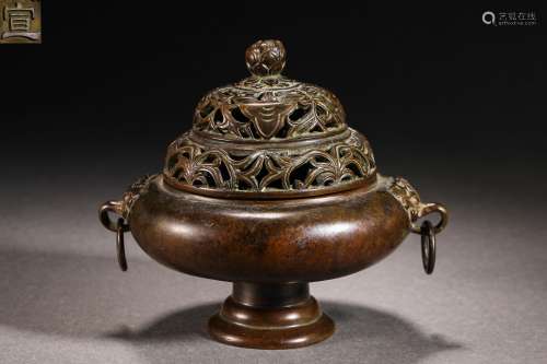 Ming Dynasty copper incense burner