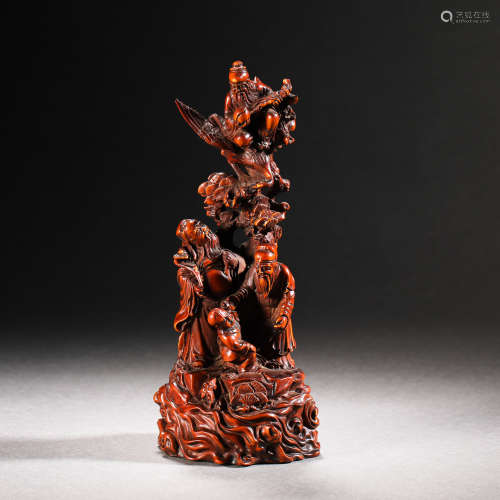 Qing Dynasty Wooden 