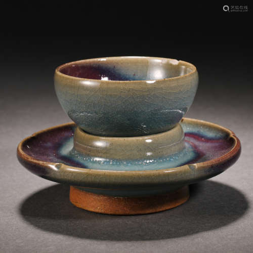 Song Dynasty Jun Kiln Porcelain Tea Cup