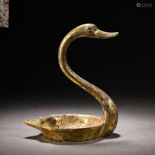 Han Dynasty bronze swan ornament