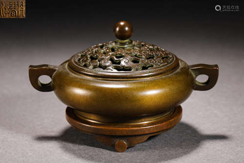 Ming Dynasty copper incense burner