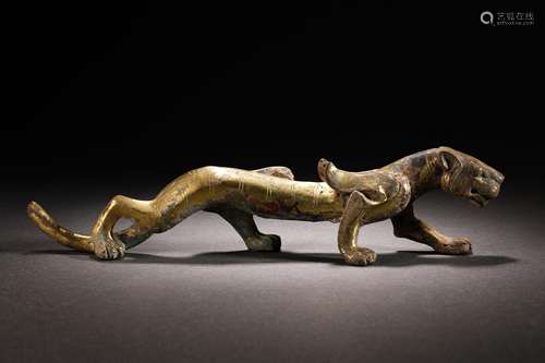 Han Dynasty Bronze Beast Ornament