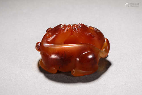 Tang Dynasty agate beast