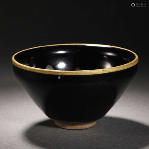 Song Dynasty Jian kiln wrapping mouth cup