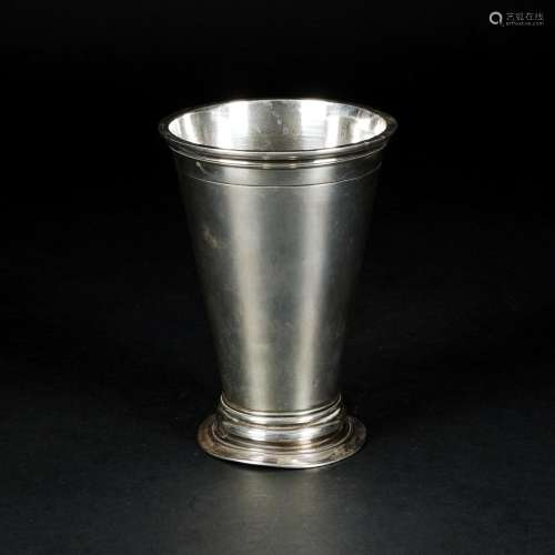 A French silver glass, André Aucoc, end of 19th century