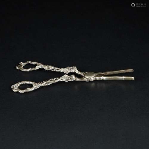 English sterling silver grape scissors