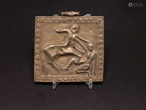 Roman Silver Minotaur Pendant