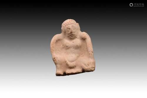 Roman Terracotta Fragment Of A Male