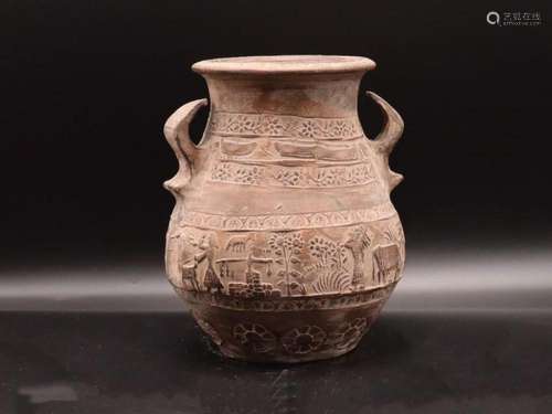 Terracotta Egyptian Vase