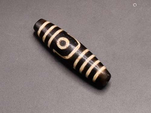 Rare Very Large Tibetan Agate Dzi Bead Pendant Amulet