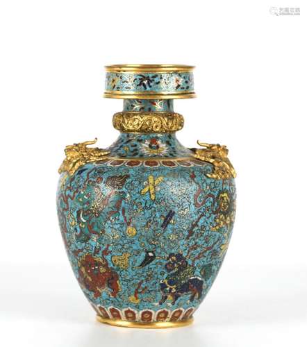 Chinese Cloisonne Vase