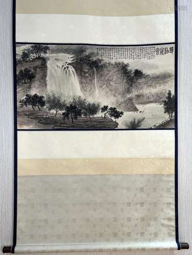 Chinese Painting Scroll of Landscaping