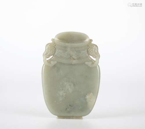 Chinese Carved Jade Ink Stone