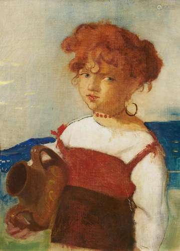 Mary Cassatt: Mädchen mit Tonkrug