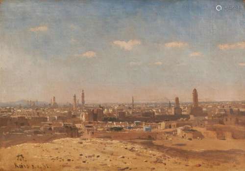 Themistokles von Eckenbrecher: Blick über die Stadt Kairo