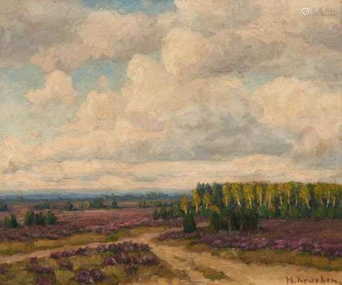 Medard Kruchen: Wolken in der Heide