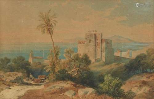 August Richter: Blick auf Terracina