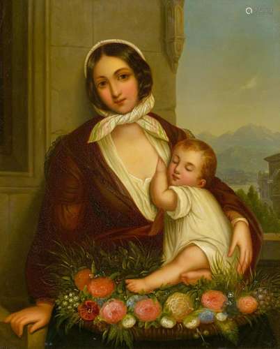 Natale Schiavoni: Mother with Child (Madonna with Child?)